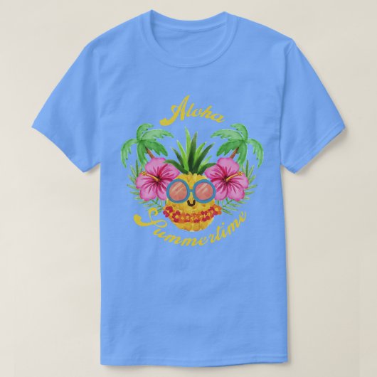 Aloha Summertime T-shirt (Design voorkant)