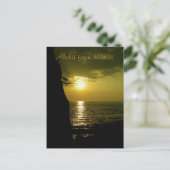 Aloha Sunset in Hawaii Briefkaart (Staand voorkant)