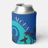 Aloha Surf en Palm Trees Blikjeskoeler (Blikje Voorkant)