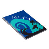 Aloha Surf en Palm Trees Notitieboek (Rechterzijde)