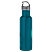 Aloha Surf en Palm Trees Waterfles (Achterkant)