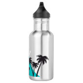 Aloha Surf en Palm Trees Waterfles (Rechts)