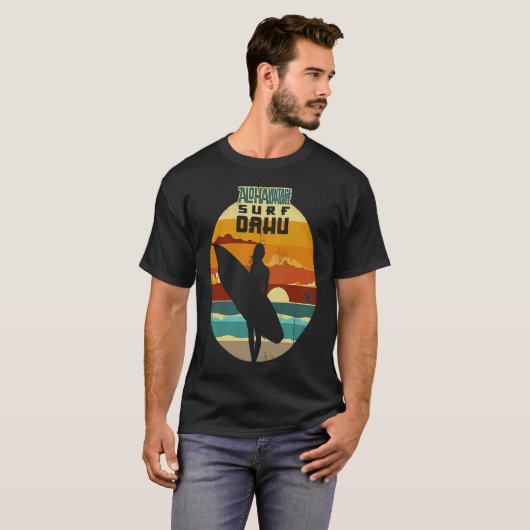 Aloha Surf Surf Oahu Version2 T-shirt (Voorkant volledig)