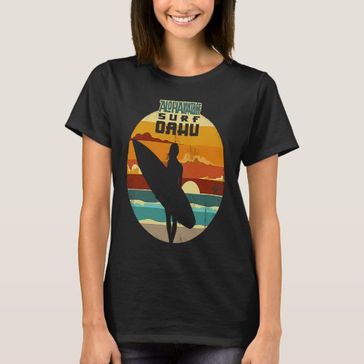 Aloha Surf Surf Oahu Version2 T-shirt (Voorkant)