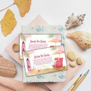 Aloha Surfboard Strand Boeken Voor Baby Borrel Informatiekaartje