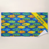 Aloha Surfboards Strandhanddoek Strandlaken (Voorkant)