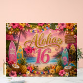 Aloha Sweet 16 Verjaardag Bord (Huwelijk)