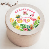 Aloha Sweet One Hawaii Luau verjaardagsfeestje Ronde Sticker