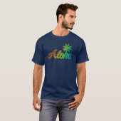  Aloha T-Shirt - Klassieke regenboog Hawaii (Voorkant volledig)