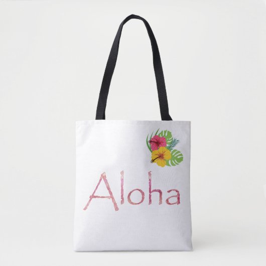 Aloha-Tas Tote Bag (Voorkant)