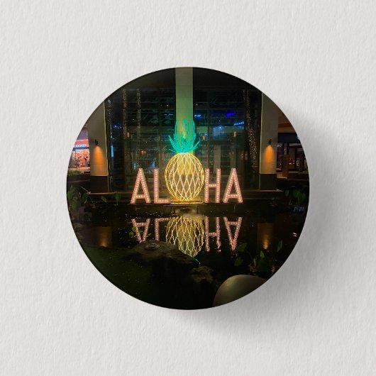 Aloha teken #1 Button (Voorkant)