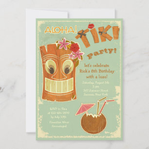 Aloha Tiki Uitnodiging