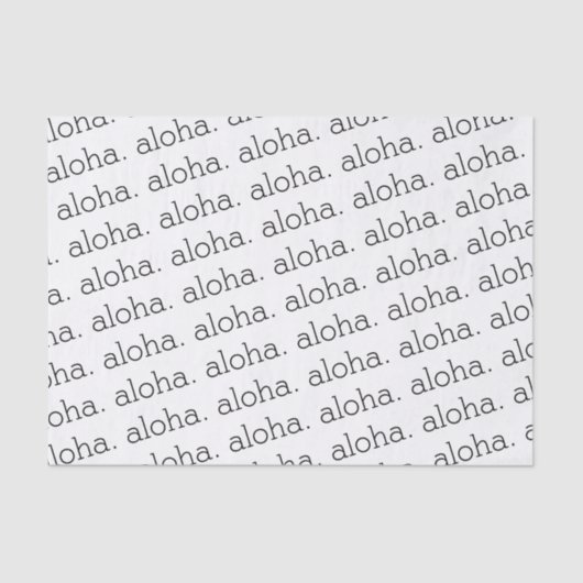 Aloha Tissue Paper Tissuepapier (Voorkant)