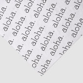 Aloha Tissue Paper Tissuepapier (Detail)