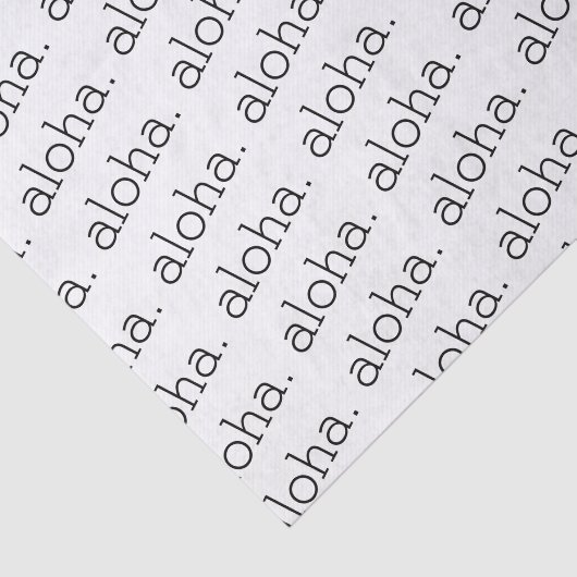 Aloha Tissue Paper Tissuepapier (Detail)