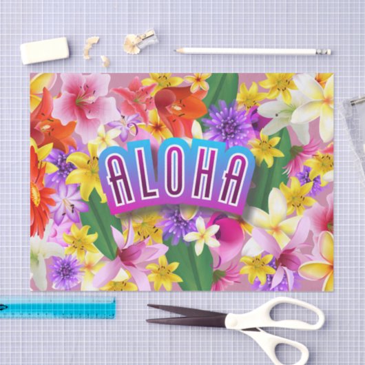 Aloha! Tissuepapier (Craft)