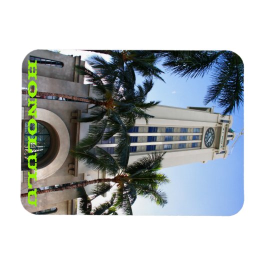 Aloha Torenmagneet :: Honolulu, O'ahu, Hawai'i Magneet (Horizontaal)