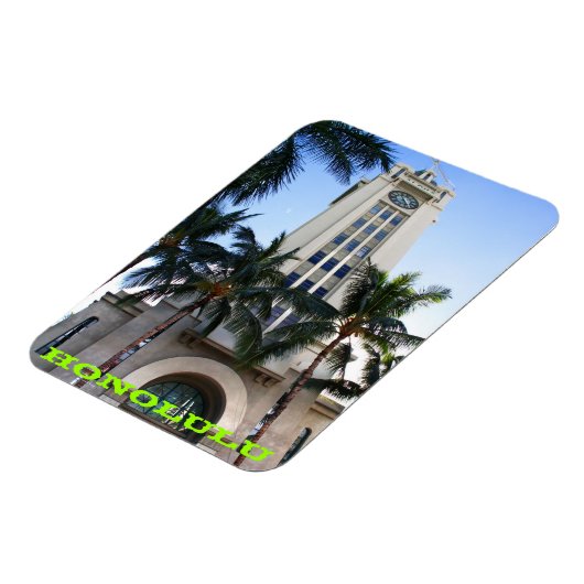 Aloha Torenmagneet :: Honolulu, O'ahu, Hawai'i Magneet (Linkerzijde)