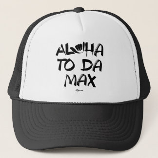 Aloha tot Da Max (zwart) Trucker Pet