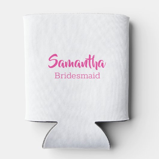 Aloha Tribe Bridesmaid Monogram Blikjeskoeler (Achterkant)