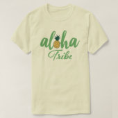 Aloha Tribe Natural T-shirt (Design voorkant)