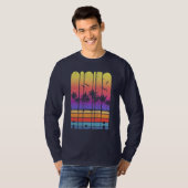 Aloha Tropical Beach  Paarse T-shirt (Voorkant volledig)