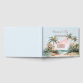 Aloha Tropical Beach Palm Trees Wedding Gastenboek (Volledig)