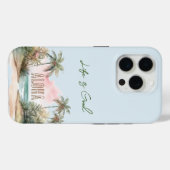 Aloha Tropical Beach Palmbomen Case-Mate iPhone Case (Achterkant (horizontaal))