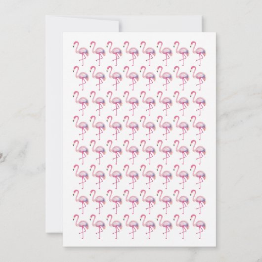 Aloha Tropical Birthday Party Luau Uitnodiging (Achterkant)