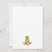 Aloha Tropical  bruiloft uitnodiging (Achterkant)