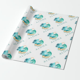 Aloha Tropical Cadeaupapier