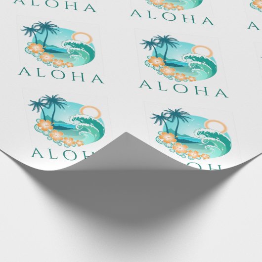Aloha Tropical Cadeaupapier (Hoek)