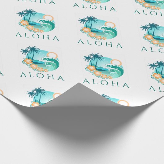 Aloha Tropical Cadeaupapier (Hoek)