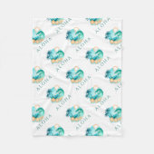 Aloha Tropical Fleece Deken (Voorkant)