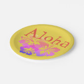 Aloha Tropical Flowers Paper Bord (Gekanteld)