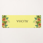 Aloha Tropical Flowers Yogamat (Achterkant (horizontaal))