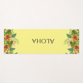 Aloha Tropical Flowers Yogamat (Voorkant (horizontaal))