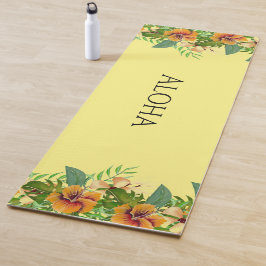 Aloha Tropical Flowers Yogamat