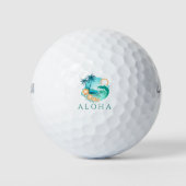 Aloha Tropical Golfballen (Voorkant)