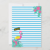 Aloha Tropical Hawaiian Afstuderen Luau Party Kaart (Achterkant)