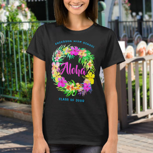 Aloha Tropical Hawaiian Luau Afstuderen T-shirt