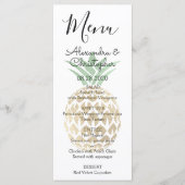 Aloha Tropical Hawaiian Pineapple Wedding Menu (Voorkant)