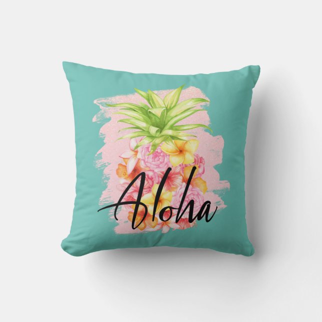 Aloha Tropical Home Decor Kussen (Voorkant)