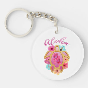 Aloha Tropical Honu Zee Turtle Sleutelhanger