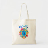 Aloha Tropical Honu Zee Turtle Tote Bag (Voorkant)