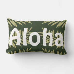 Aloha Tropical Island Green Ferns Kussen