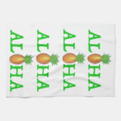 ALOHA Tropical Island Hawaiian Pineapple Towel Theedoek (Horizontaal)