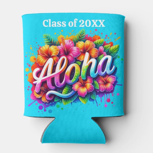 Aloha Tropical Luau Afstuderen Party Cooler (Achterkant)