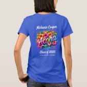 Aloha Tropical Luau Afstuderen T-shirt (Achterkant)