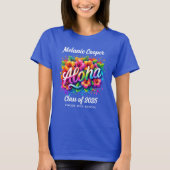 Aloha Tropical Luau Afstuderen T-shirt (Voorkant)